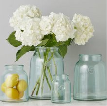 French Bee Clear Mason Jar Vase with Seal, Medium