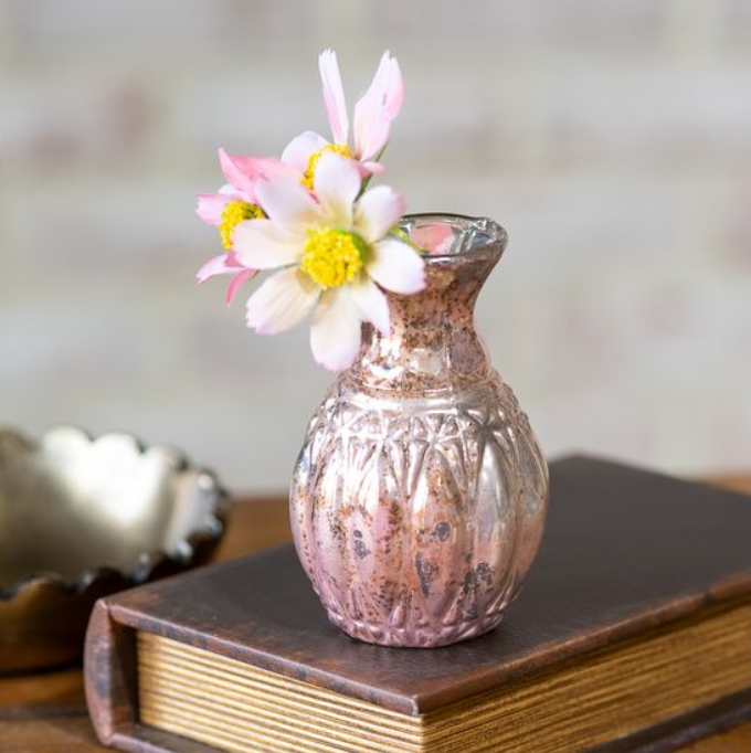 3.75" Mini Coral Bud Vase