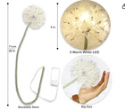 Artificial Dandelion Flowers with LED Lights