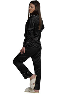 ASHLEY LONG MATTE SATIN  PAJAMAS
