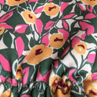 Willow & Belle Gardening Gloves - Mustard And Pink Flowers.