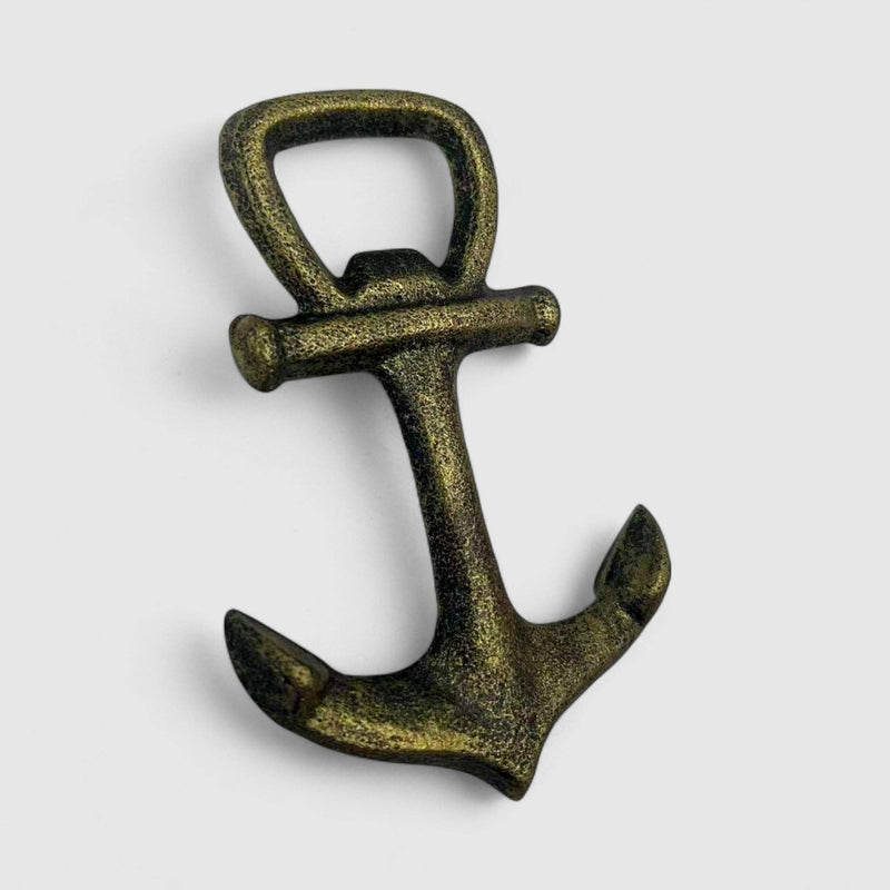 Marine Anchor Bottle Opener, Cast Iron Nautical Kitchen Bar Tool