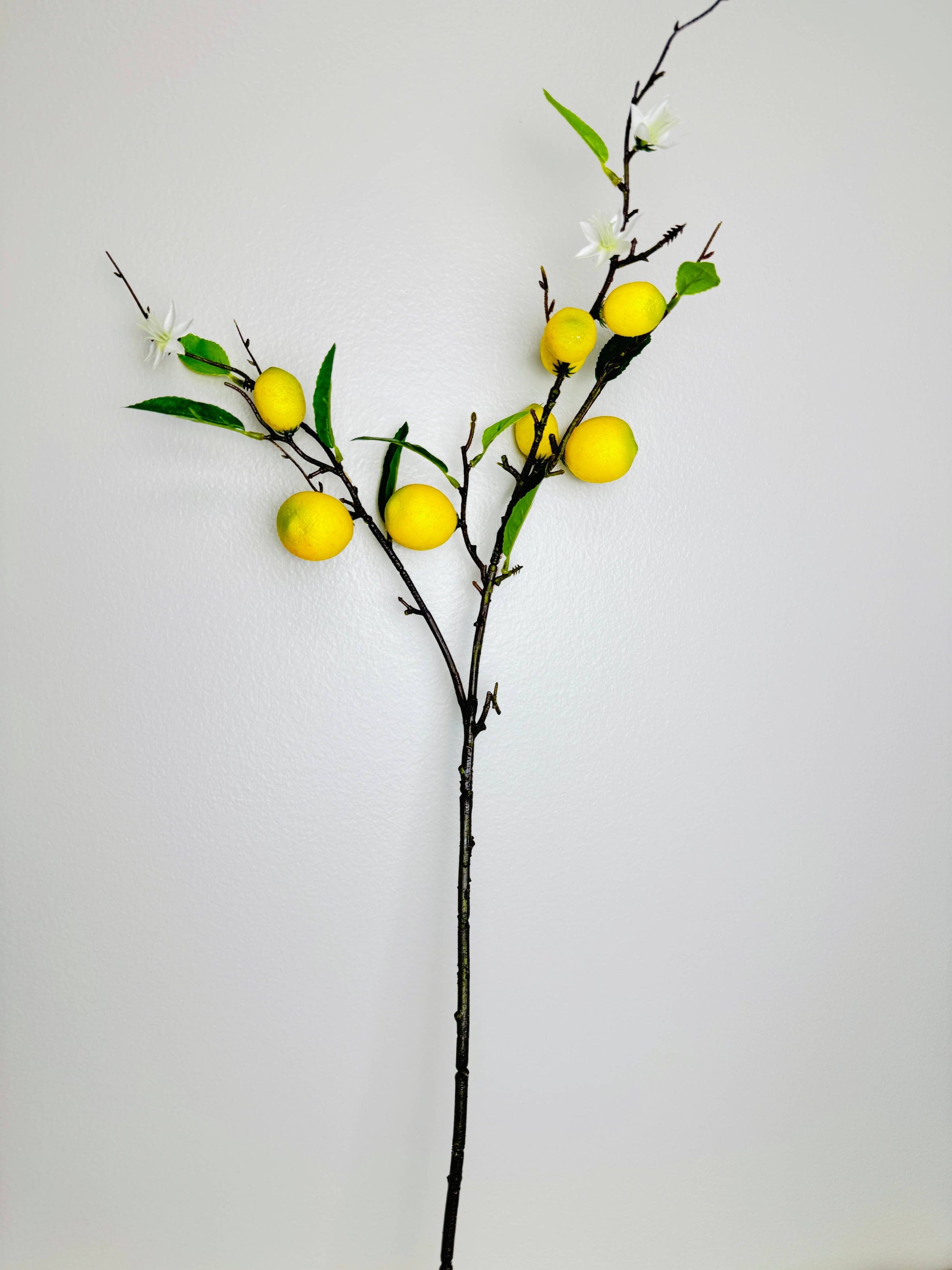 32"-Artificial Lemon Branch Decorative Fruit Stem