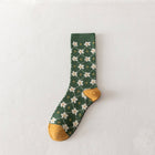 Geometric pattern Christmas gift socks