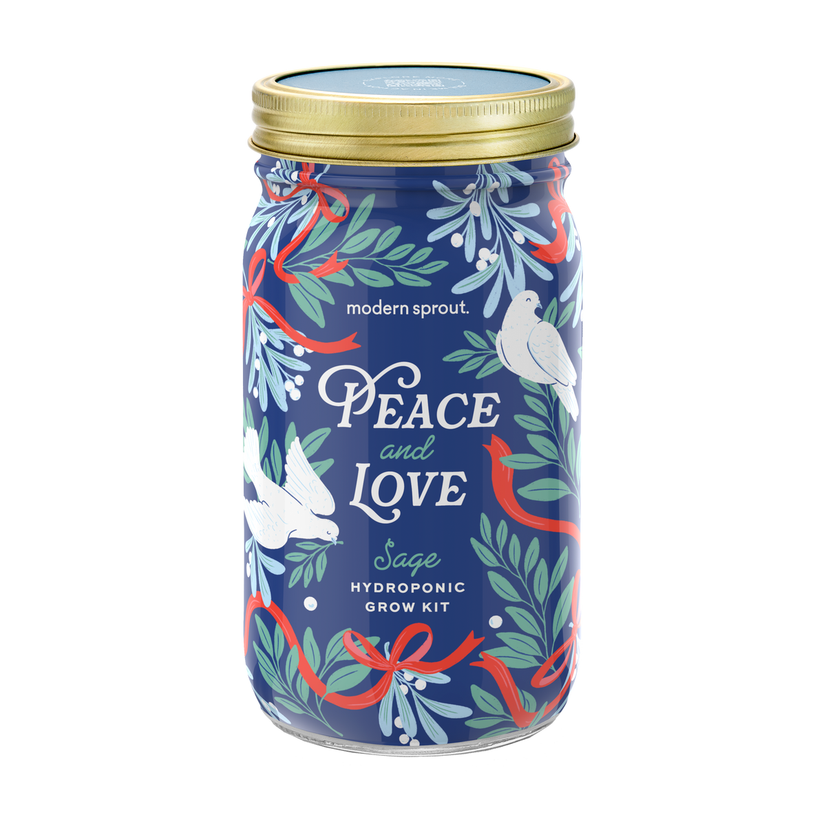 Holiday Herb Garden Jar