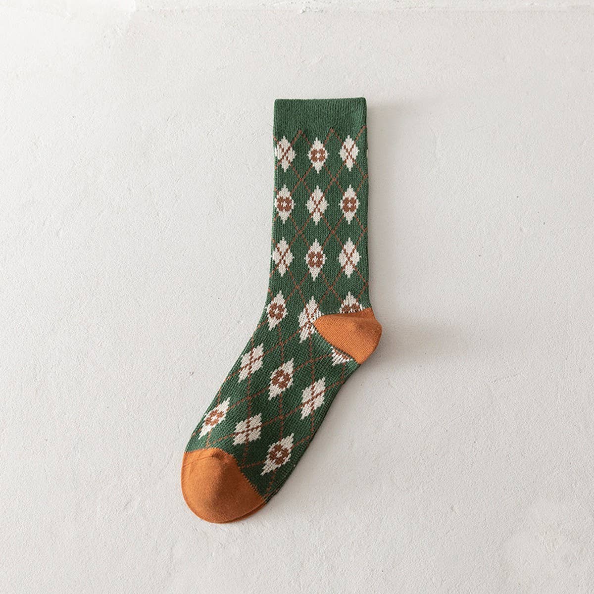 Geometric pattern Christmas gift socks