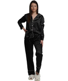 ASHLEY LONG MATTE SATIN  PAJAMAS