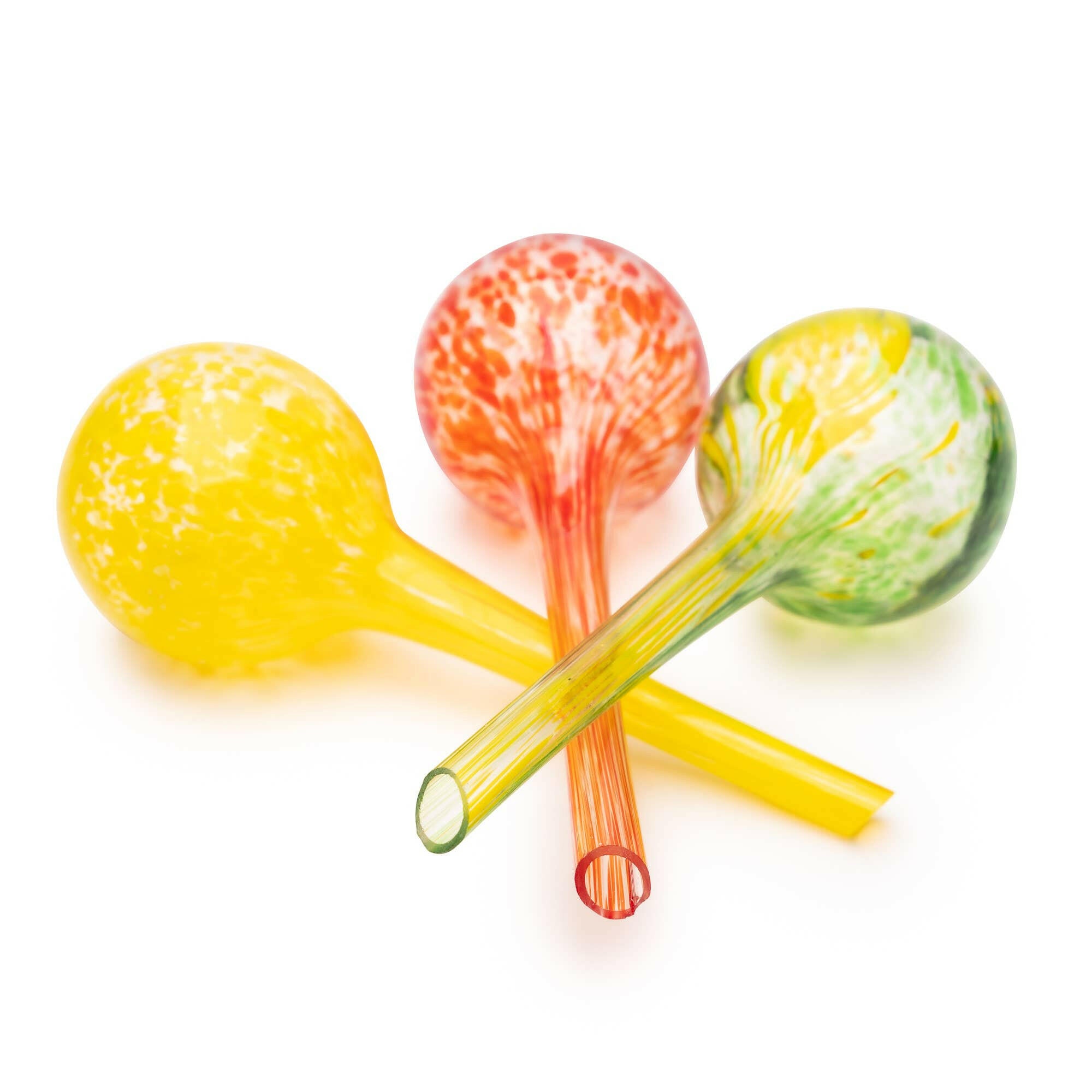 plastic watering bulbs for plants Lexi Home Self-Watering Plant Mini Aqua Globes