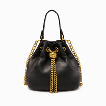 Sameera Leather Drawstring Handbag