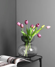 16" Real Touch Lifelike Tulip-3 flowers 2 buds
