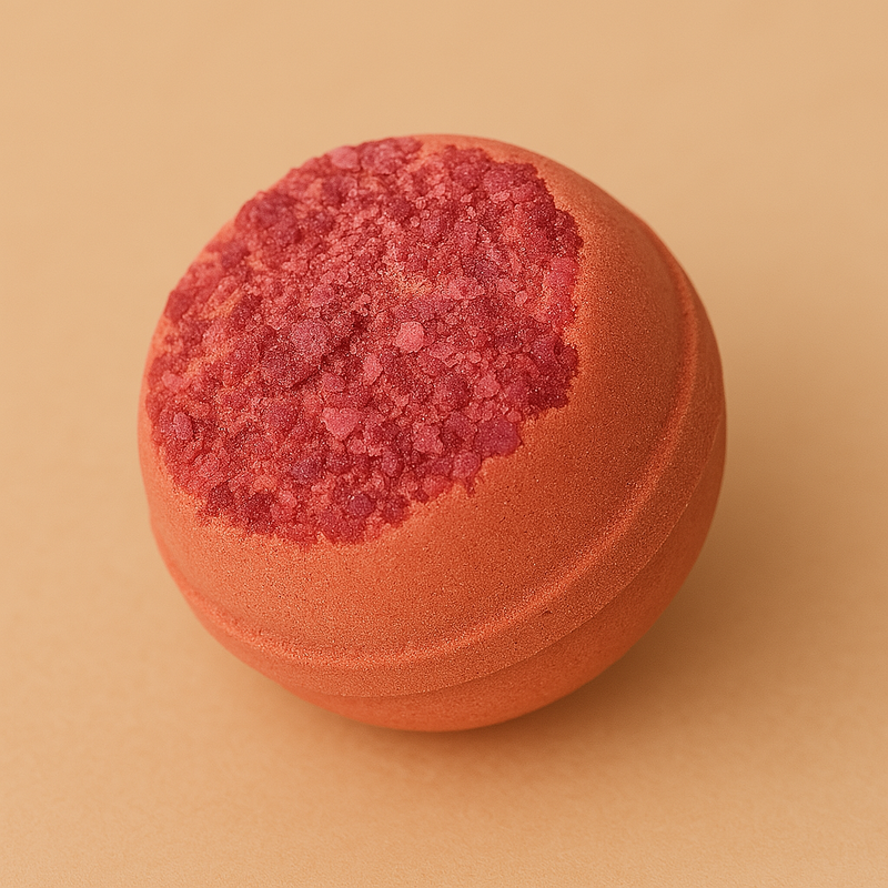 Flora Crystal Geode Bath Bomb.