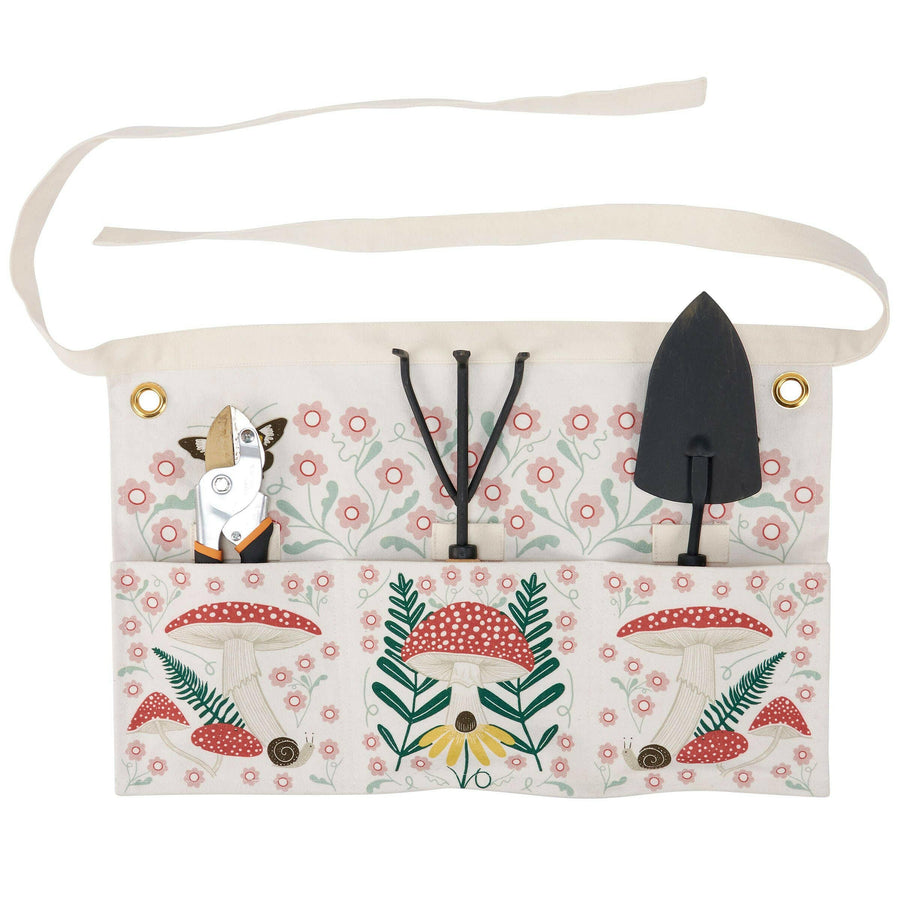 Mushroom Art Garden Apron.