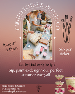 Painted Totes & Prosecco: Summer Kickoff Event