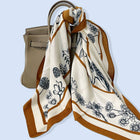 Floral Square Scarf – Elegant Wrap