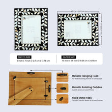 Alhambra Negra Mother of Pearl & Resin Inlay Picture Frame