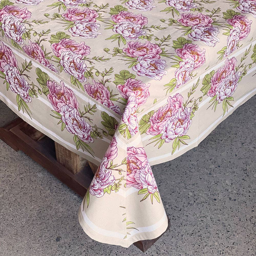 Eloise Tea Stain Tablecloth.