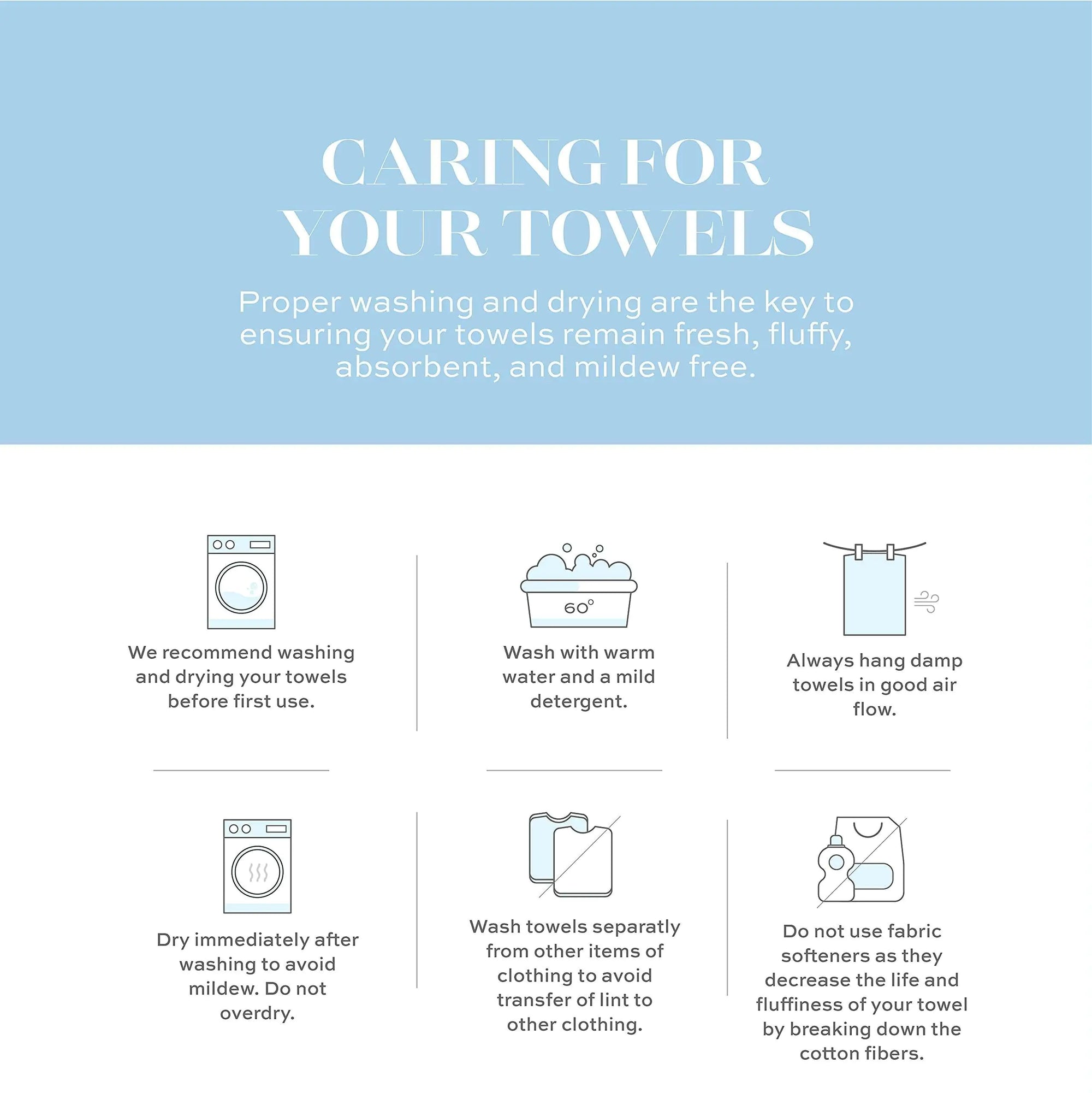 Luxury Hand Towels Turkish Cotton for Hotel Spa 16x30 inch 6 Pack Beige Color.