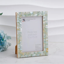Mother of Pearl Inlay Picture Frame Green 5x7