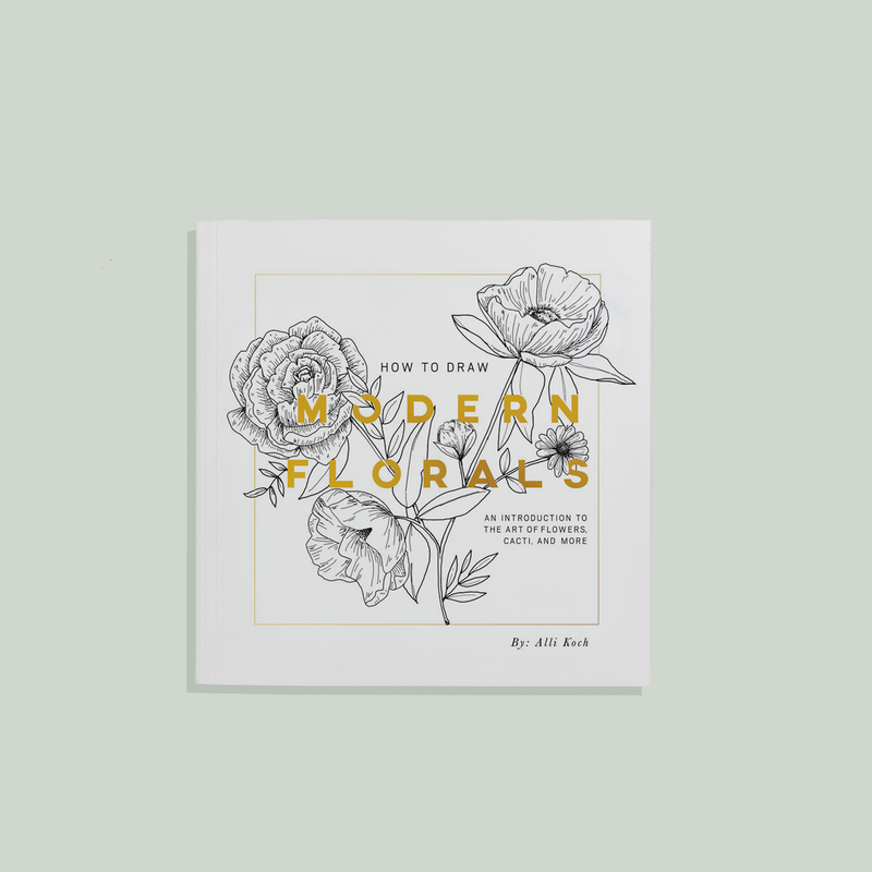 How to Draw Modern Florals