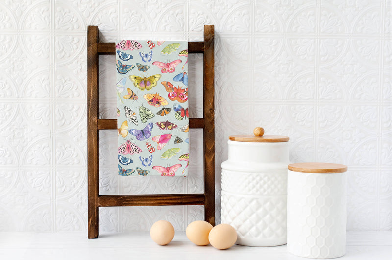 Moths & Butterflies - Kitchen Tea Towel