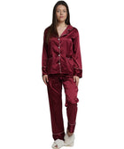 ASHLEY LONG MATTE SATIN  PAJAMAS