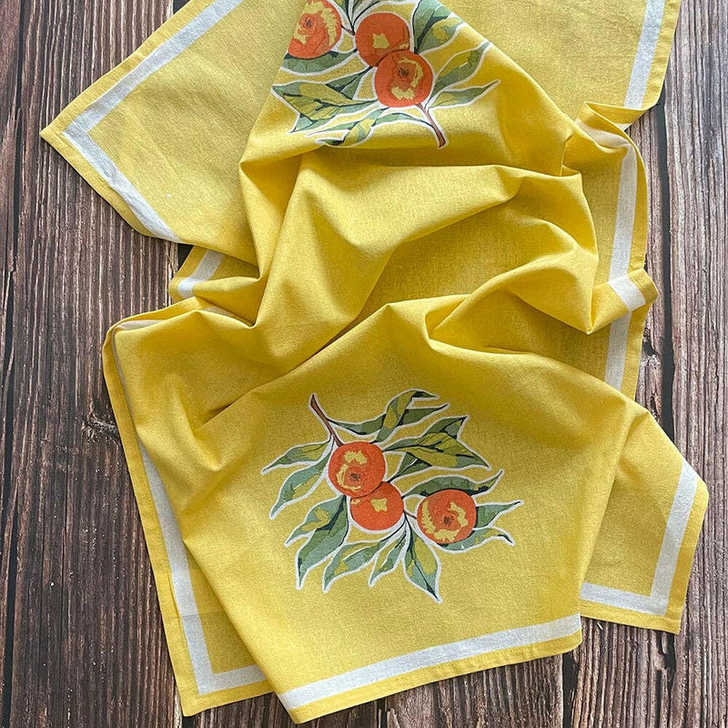 Crab Apples Floursack Kitchen Towel S/2.