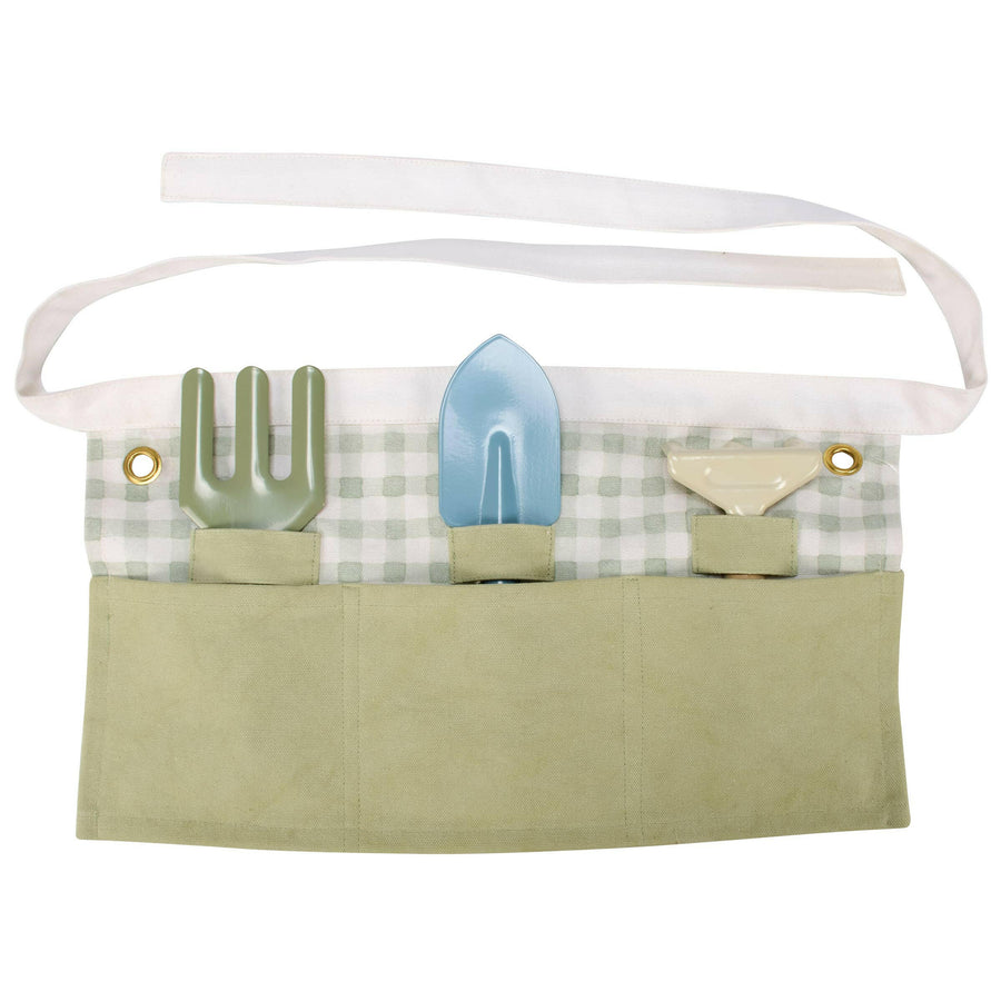 Kids Green Gingham Apron.