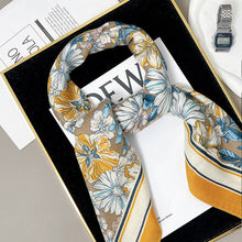 Floral Velvet Wool Scarf Shawl for Winter