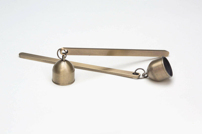 Antique Brass Bell Snuffer.