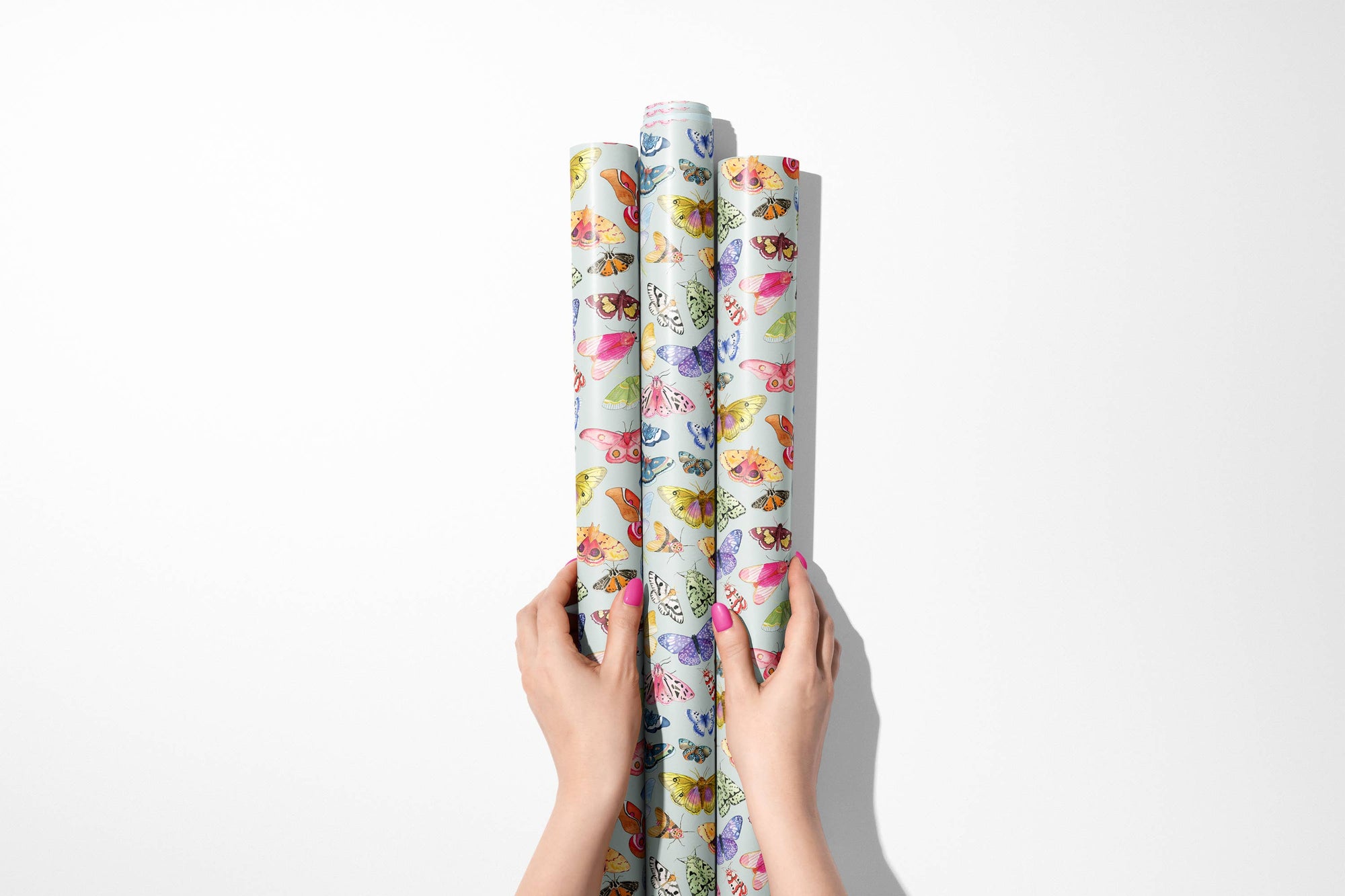 Moths & Butterflies Wrapping Paper - 3 Sheet Roll