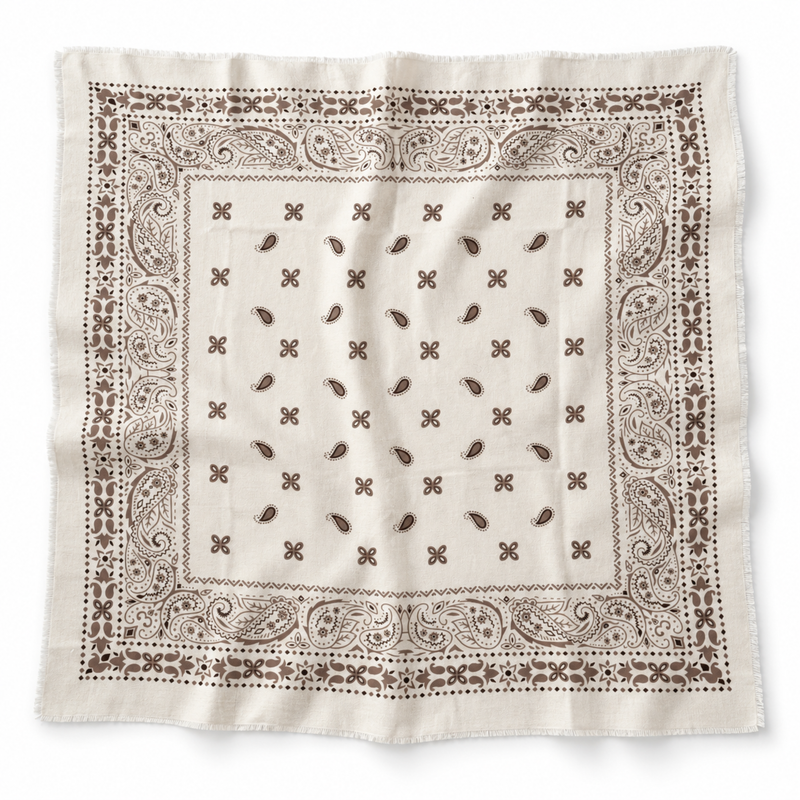 Brushed Bandana Oversized Square Scarf
