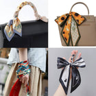 Vintage French Print Scarf – 90cm Silk Feel Square_CWASC0172