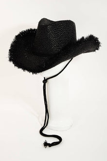 Straw Basket Weave Western Cowboy Hat