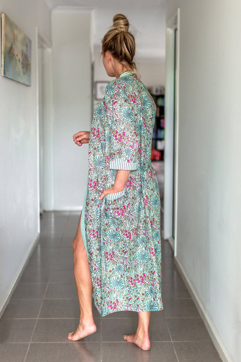 Kimono Cotton Kimono Bathrobe Frida