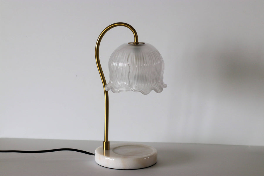 Glass, Electric Candle Warming Lamp.