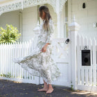Umbrella ‘Timeless Tranquility’ Cotton Maxi Dress