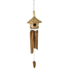 Thatched Roof Birdhouse Bamboo Chime.