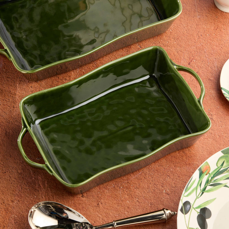Verde Medium Rectangular Baker 14x 8.75x2.75in
