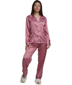 ASHLEY LONG MATTE SATIN  PAJAMAS