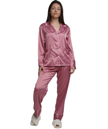 ASHLEY LONG MATTE SATIN  PAJAMAS