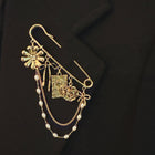 Floral Ribbon Pin Brooch