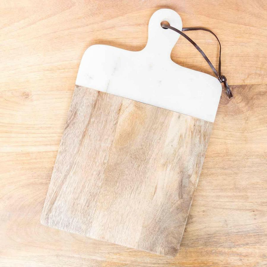 Lewis Serving Board   Natural/White   9x15.