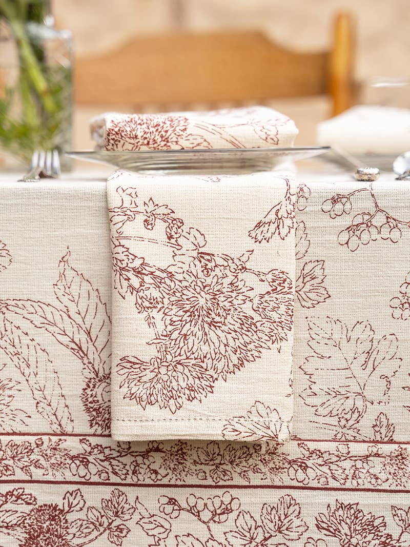 Chestnut Napkin Set of 4 - Brown