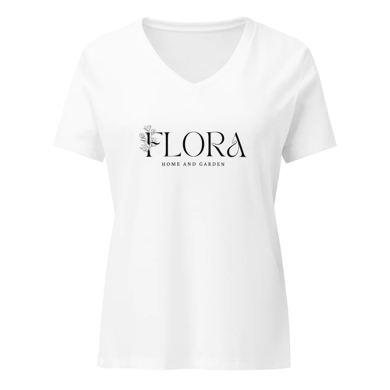 Women's Relaxed V-Neck T-Shirt | Bella Canvas 6405CVC.