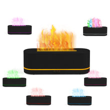 300ml Fireplace Fire Flame Aromatherapy Diffuser with 7 Colors Changing Ultrasonic Cool Mist Fire Essential Oil Diffuser Humidifier for Room Office Home(Waterless Auto Off)